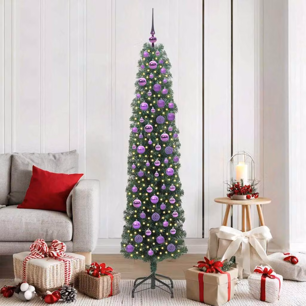 Maison Exclusive - Albero di Natale artificiale con 300 LED e supporto verde 180 cm