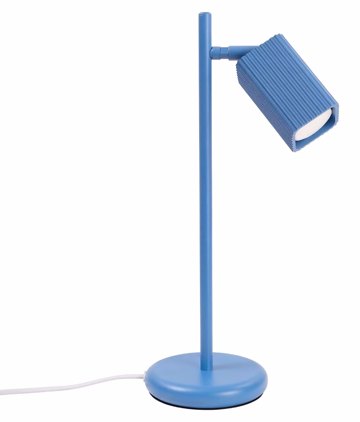 Lampada da tavolo RAYO azzurra 1xGU10 10W alluminio 43x14,5x14,5cm Sollux Lighting