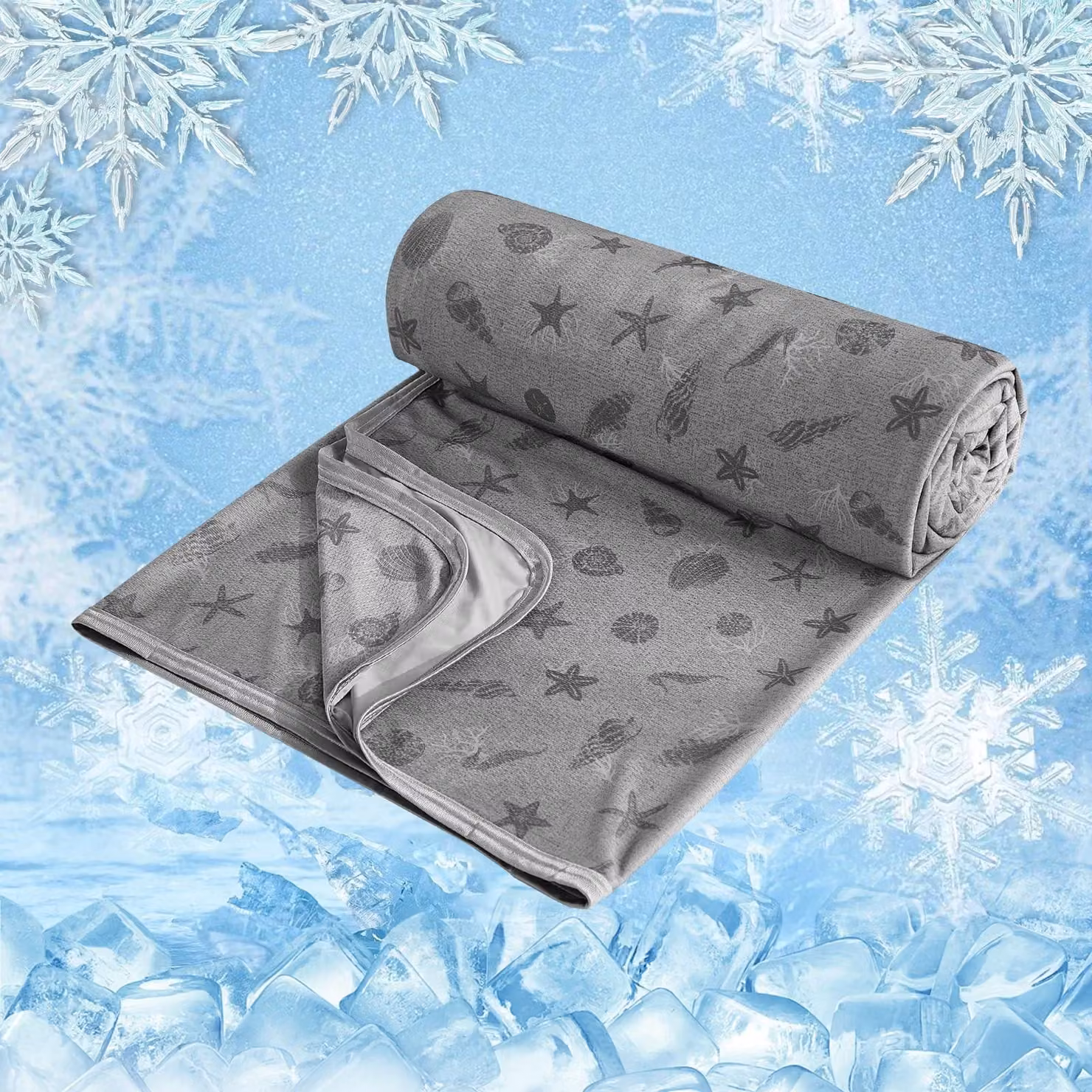 Coperta estiva rinfrescante con fibre refrigeranti