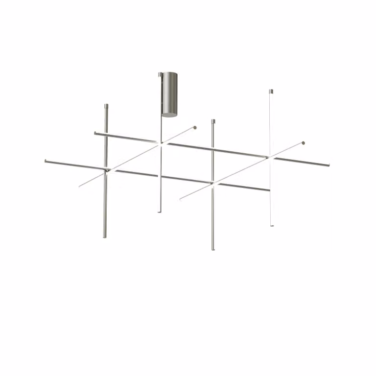 Flos - Coordinates Ceiling 4 - Lampada da parete o soffitto - Argento