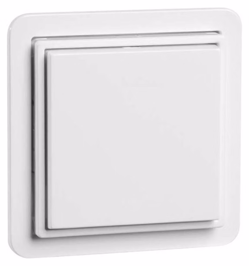 Standard PEHA, 1,5 cm, bianco, termoplastico