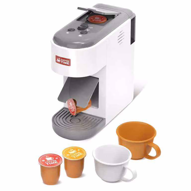 Macchina del Caffè con Capsule e Acqua Reale Tu Giochi, Bianca