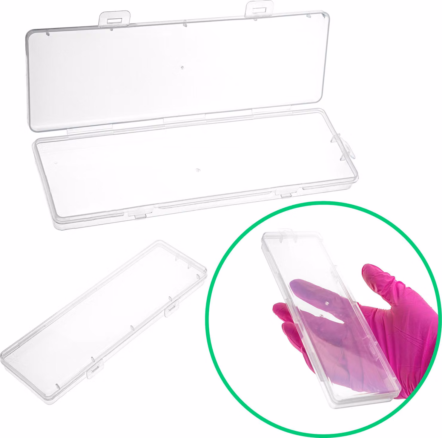 Organizzatore rettangolare con serratura 207 x 65 x 19 mm Scatola con serratura