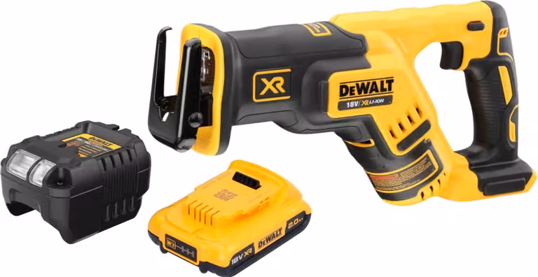 Sega a gattoparo a batteria DeWalt DCS 367 D1 18 V Brushless + 1x batteria 2,0 Ah + caricabatteria