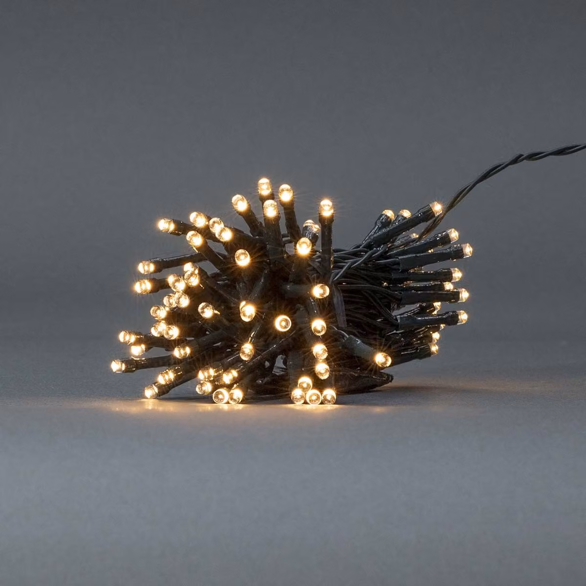 Luci di Natale Nedis - Stringa - 48 LED - Bianco caldo - 3,60 m - Effetti luce: 7 - Uso interno ed esterno - Funzionamento a batteria
