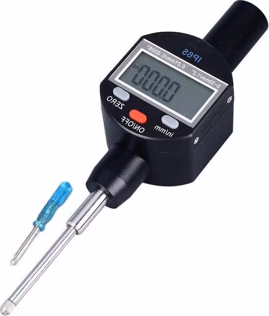 Orologio digitale di precisione con display LCD, impermeabile, 0,05 pollici, 0,1 mm, per uso industriale