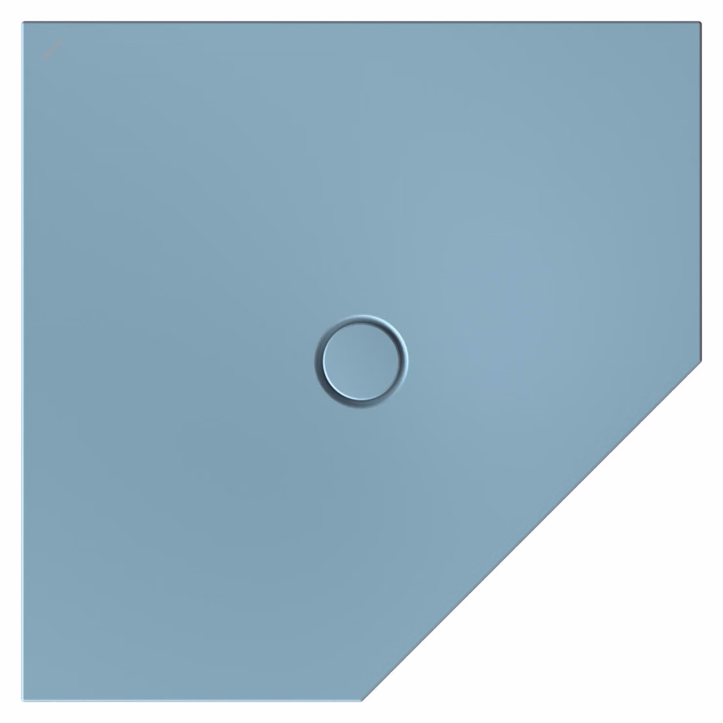 BetteFloor Caro receveurs de douche pentagonaux avec BetteGlasur Plus, 1000x1000mm, 7211-418PLUS, 7211-418PLUS
