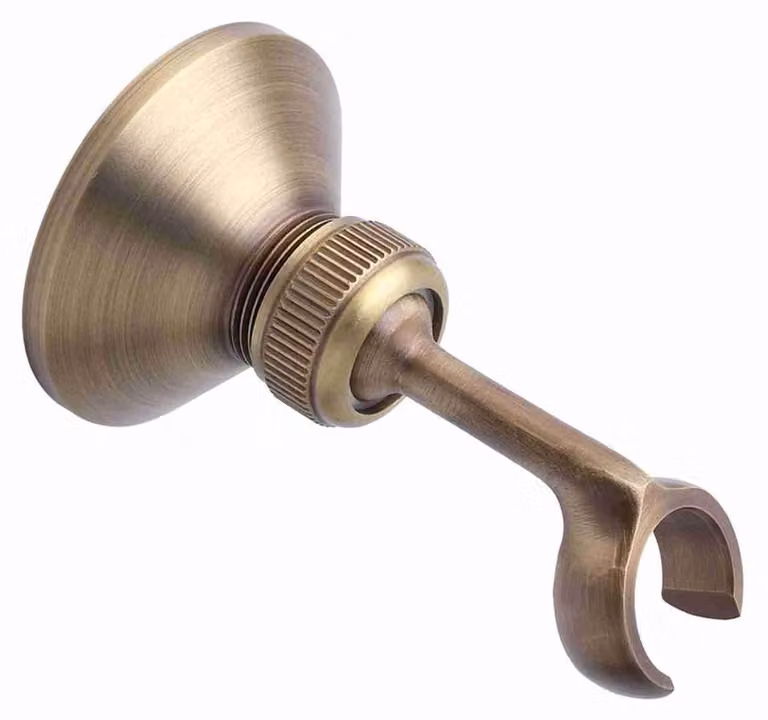 Supporto a parete in ottone regolabile per doccetta, stile europeo