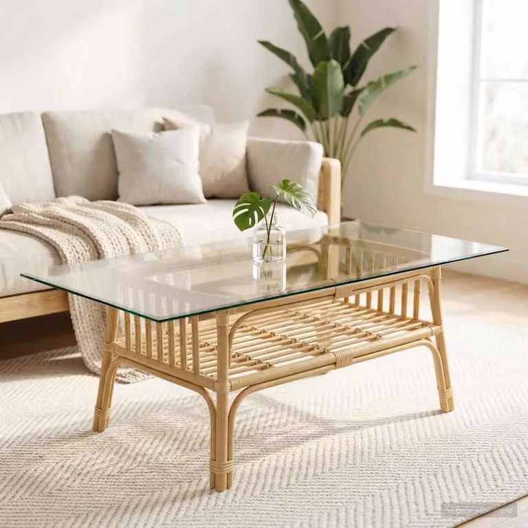 Piano Tavolo Rettangolare in Vetro Temperato Trasparente vidaXL L: 100 cm, P: 50 cm