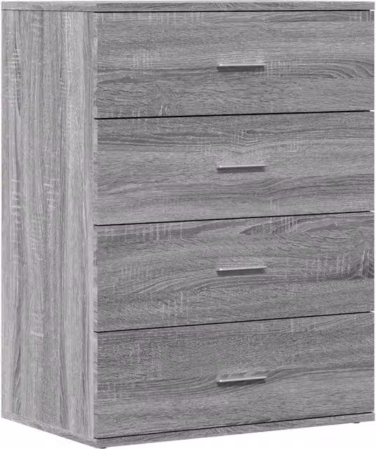 Credenza | Madia | Buffet da pranzo | Armadio da pranzo Grigio Sonoma 60x39x80 cm in Legno Multistrato