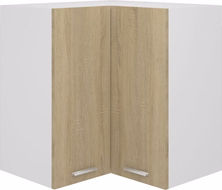 The Living Store Parete attrezzata ad angolo rovere Sonoma 57x57x60 cm Materiale in legno