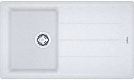 Franke Basis - Lavello in Fragranite BFG 611-86, 860x500 mm, luce bianca 114.0494.912