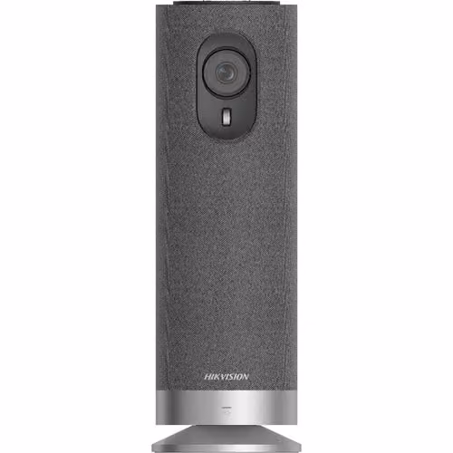 Webcam portatile Hikvision per videoconferenze Full HD 1080p con 4 microfoni e speaker integrato con riduzione intelligente del rumore, grigio/argento - 327700001 – 2