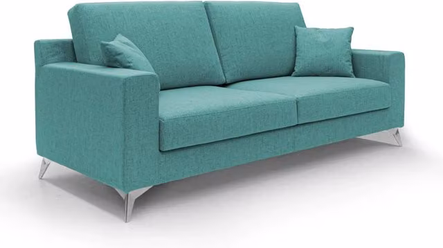 Divano Michael Divani.Store in tessuto impermeabile antimacchia verde acqua L: 146 cm