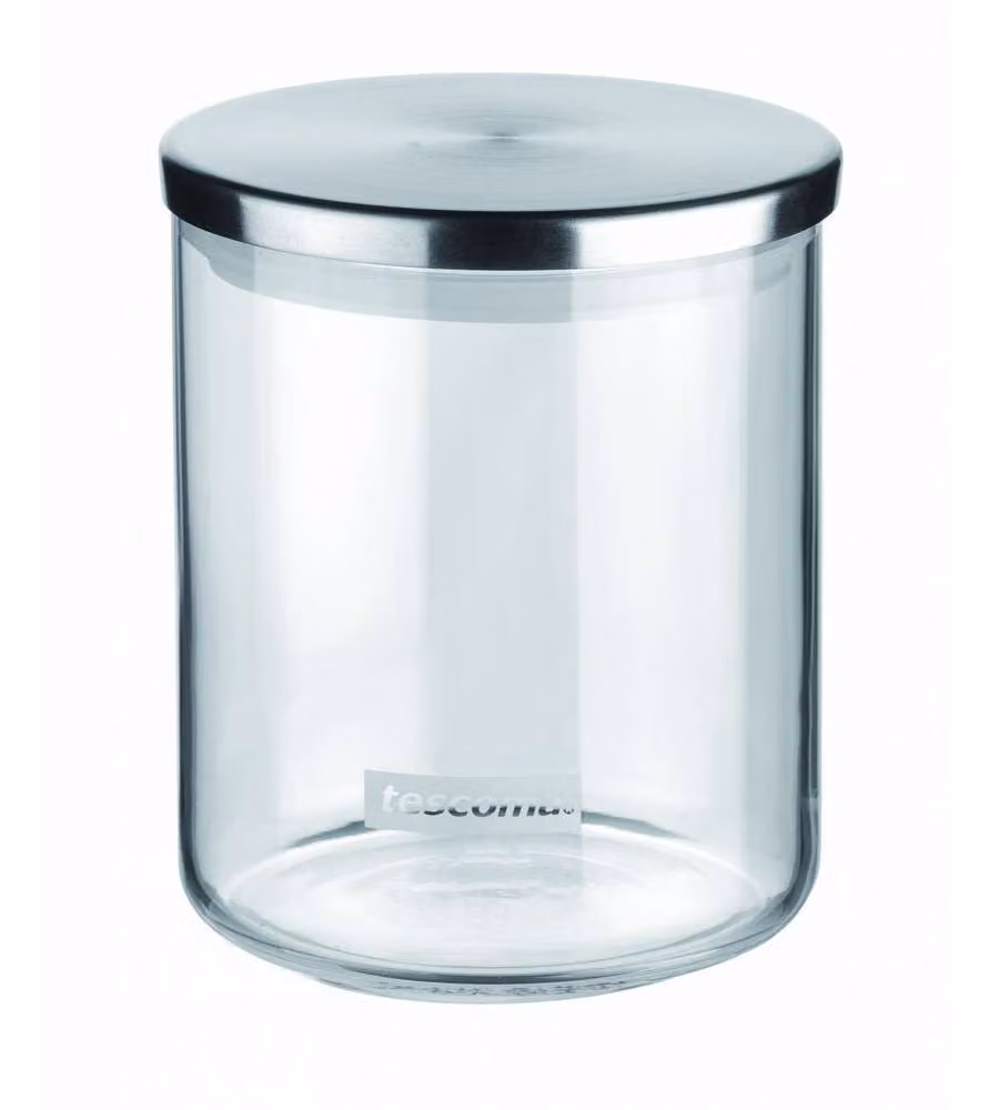 Tescoma Barattolo in Vetro Borosilicato Trasparente 10x10,7 cm - 0,5L