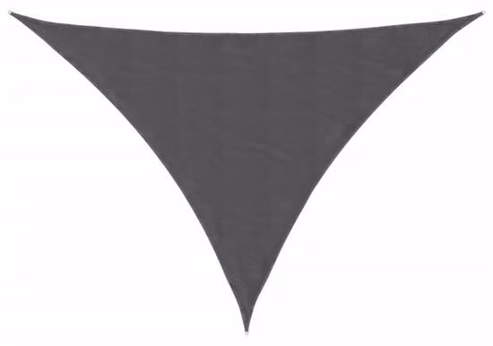 Ombrellone triangolare - Telo ombreggiante 3,5 x 3,5 x 4,9 m - Tessuto Oxford idrorepellente - Resistente ai raggi UV - Antracite