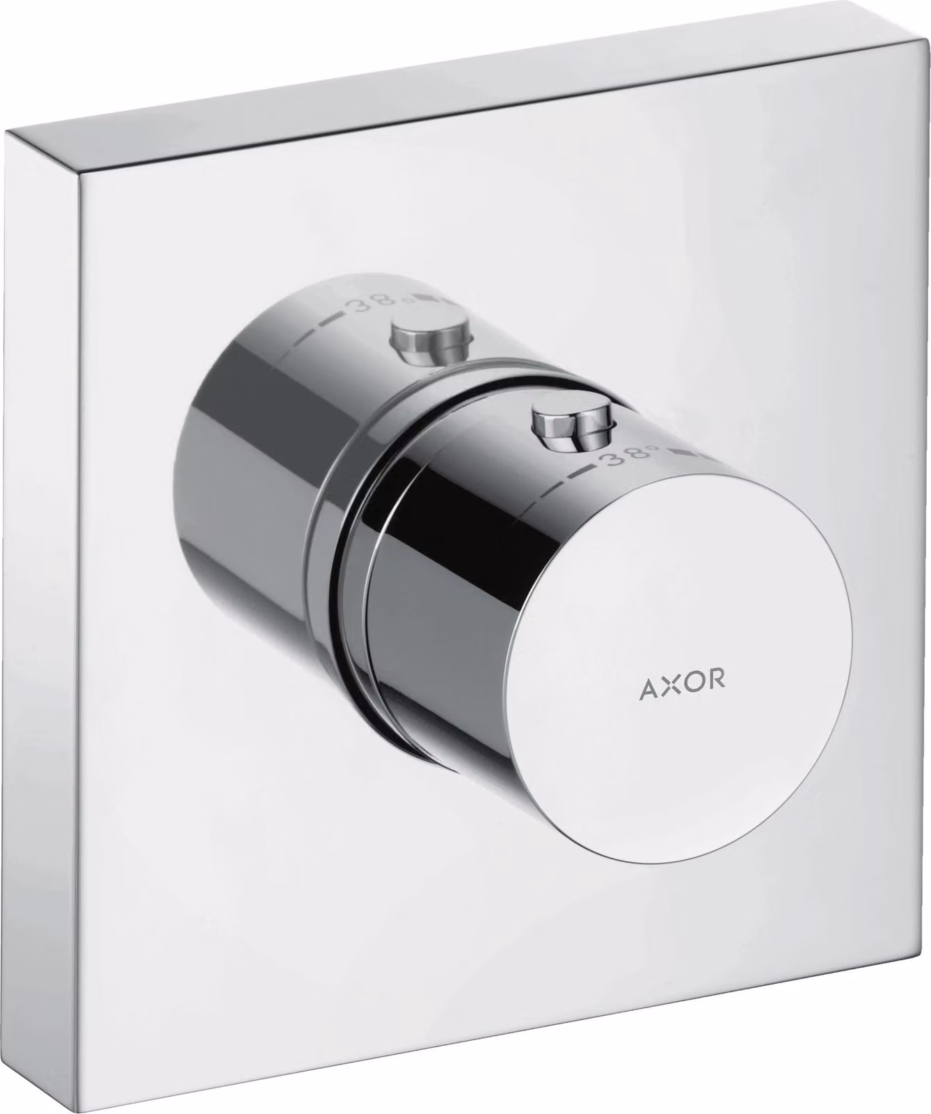hansgrohe AXOR Starck ShowerCollection Thermostat de douche à encastrer 12x12 DN20, 10755000, 10755000