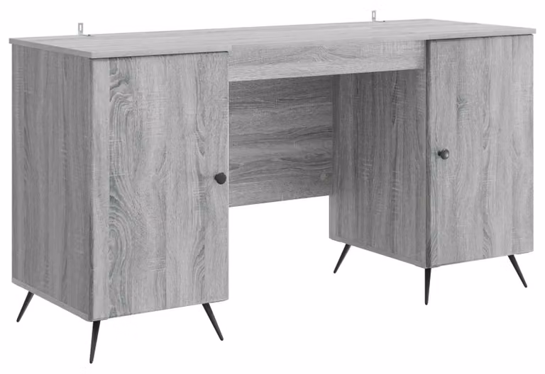 Scrivania Grigio Sonoma 142,5 x 50 x 75 cm Legno ingegnerizzato