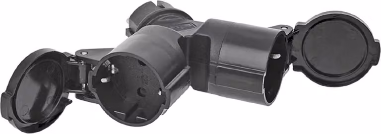 Sdoppiatore Schuko a 2 vie