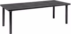 Tavolo da esterno allungabile Nardi LIBECCIO in polipropilene colore Antracite L/P/H: 160-220 x 100 x 74 cm