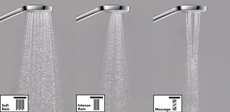 hansgrohe Croma Select S douchette Multi EcoSmart, blanc/chrome, 26801400, 26801400