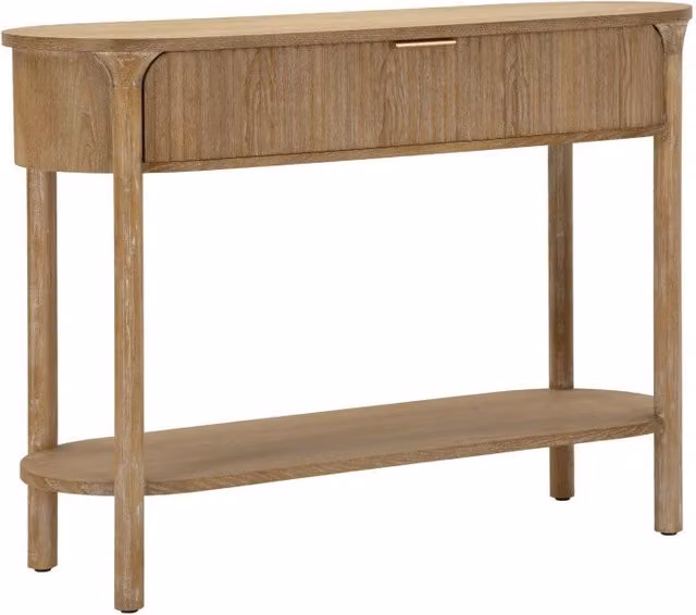 Consolle Goteborg Mauro Ferretti in legno di pino marrone L: 110 cm, P: 40 cm, H: 80 cm