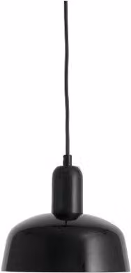 Lampada a sospensione TATAWIN M di Faro Barcelona, design moderno a cupola in metallo e vetro, colore nero