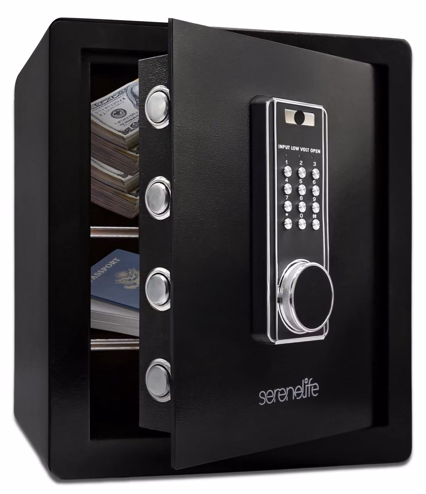 Cassaforte digitale con serratura elettronica - Capacità di 1,38 piedi cubi - Struttura in acciaio