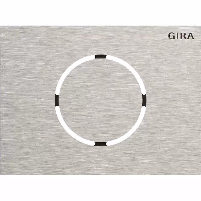 Gira Pannello frontale per modulo porta System 106 in acciaio inossidabile 5579920