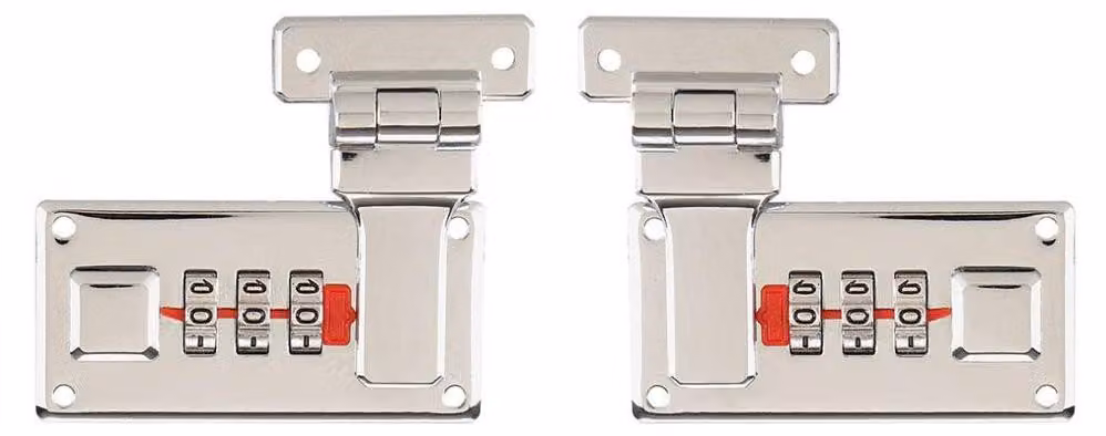 Set di 2 lucchetti a combinazione per valigie e scatole degli attrezzi