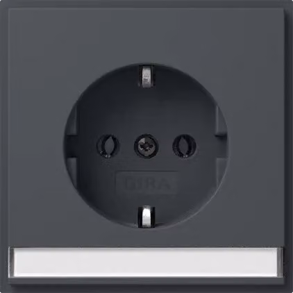 Presa SCHUKO Gira BSF + SP (IP20) Gira TX_44 antracite 446267