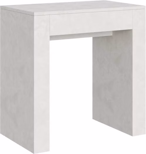 Consolle Allungabile 78-299x47x80 cm in Nobilitato Bianco
