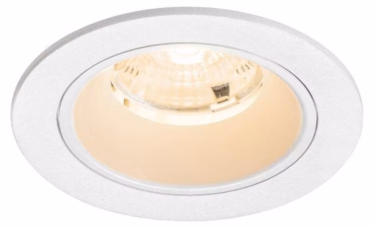 SLV 1009449 NUMINOS® S, plafoniera da incasso, 2700 K, 55°, IP20, rotonda, bianco