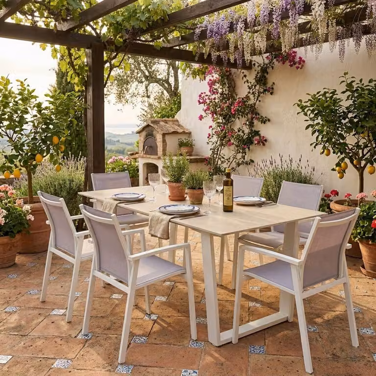 Milani Home - Tavolo da pranzo cm 160 l x 90 p x 75 h
