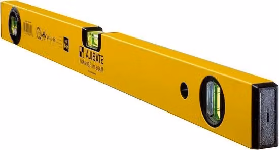 Livello a bolla Stabila Nivel 70 W in alluminio giallo con striscia magnetica, Lunghezza: 60 cm