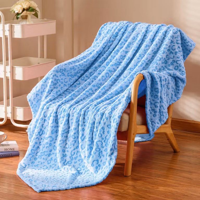 Coperta in pile 3D Leoprint - Morbida e calda
