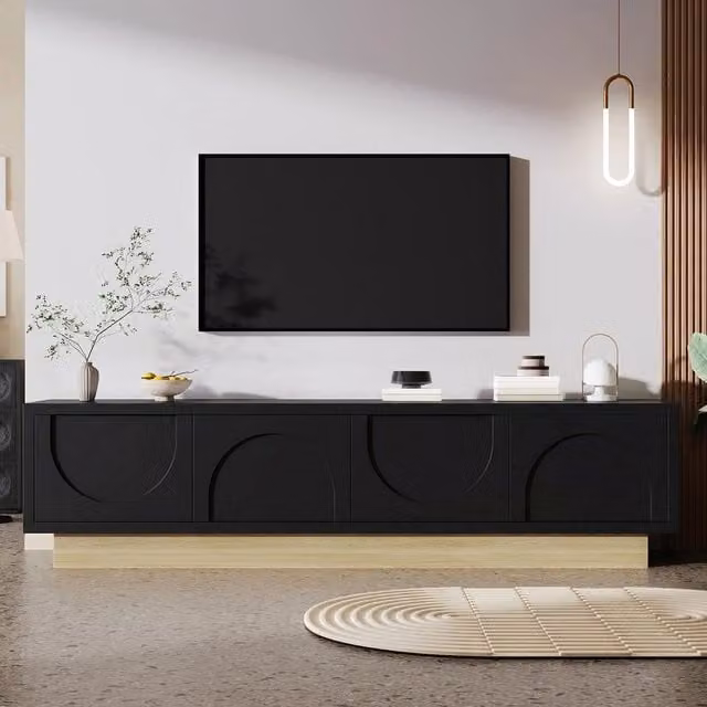 Mobile TV ¨C Xylo ¨C Nero, Legno, 175 cm