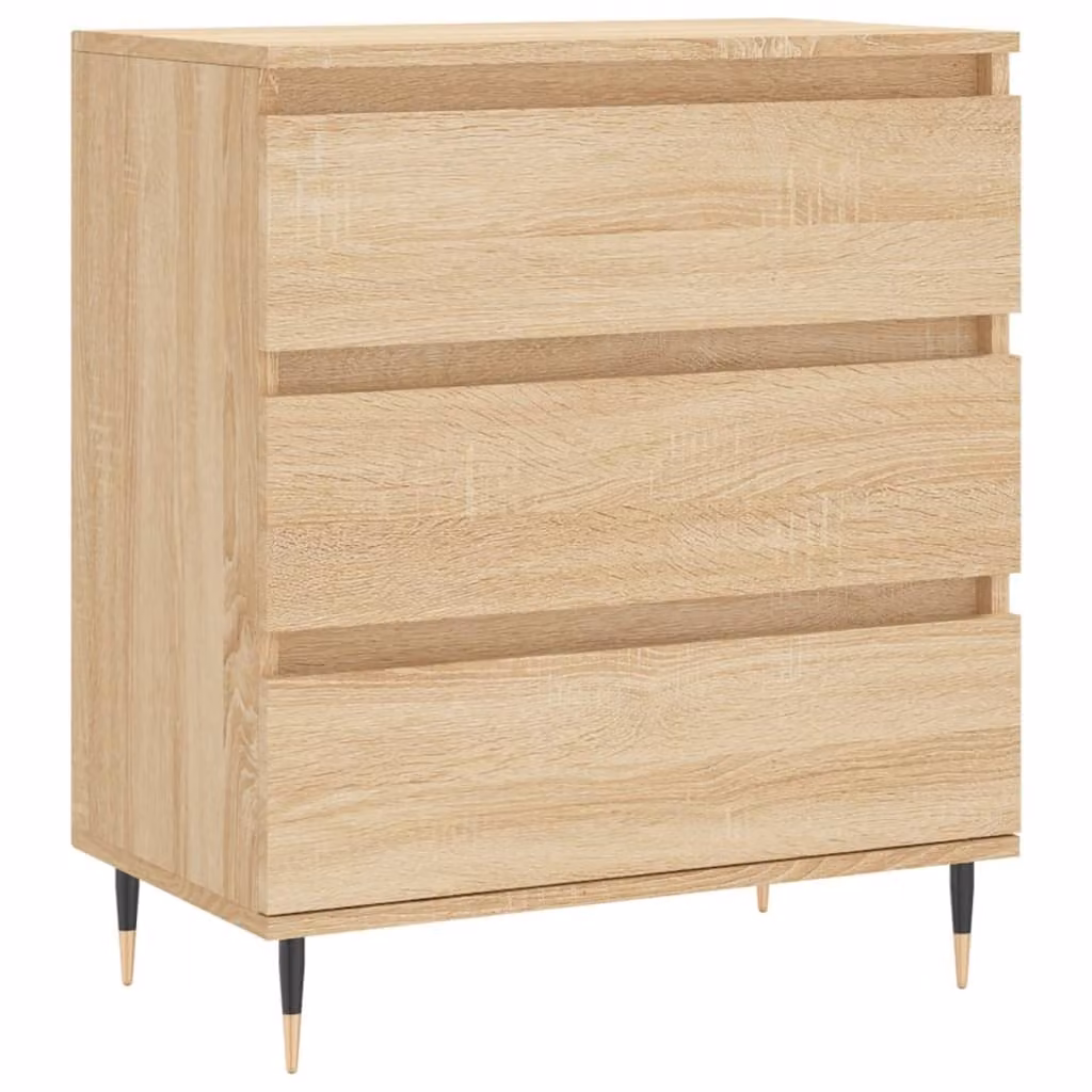 Credenza Rovere Sonoma 60x35x70 cm in Legno Multistrato