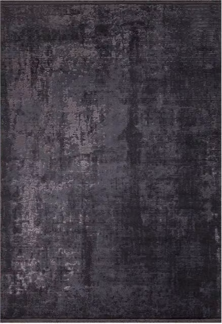 Tappeto antiscivolo vintage bambù colore antracite 160x230