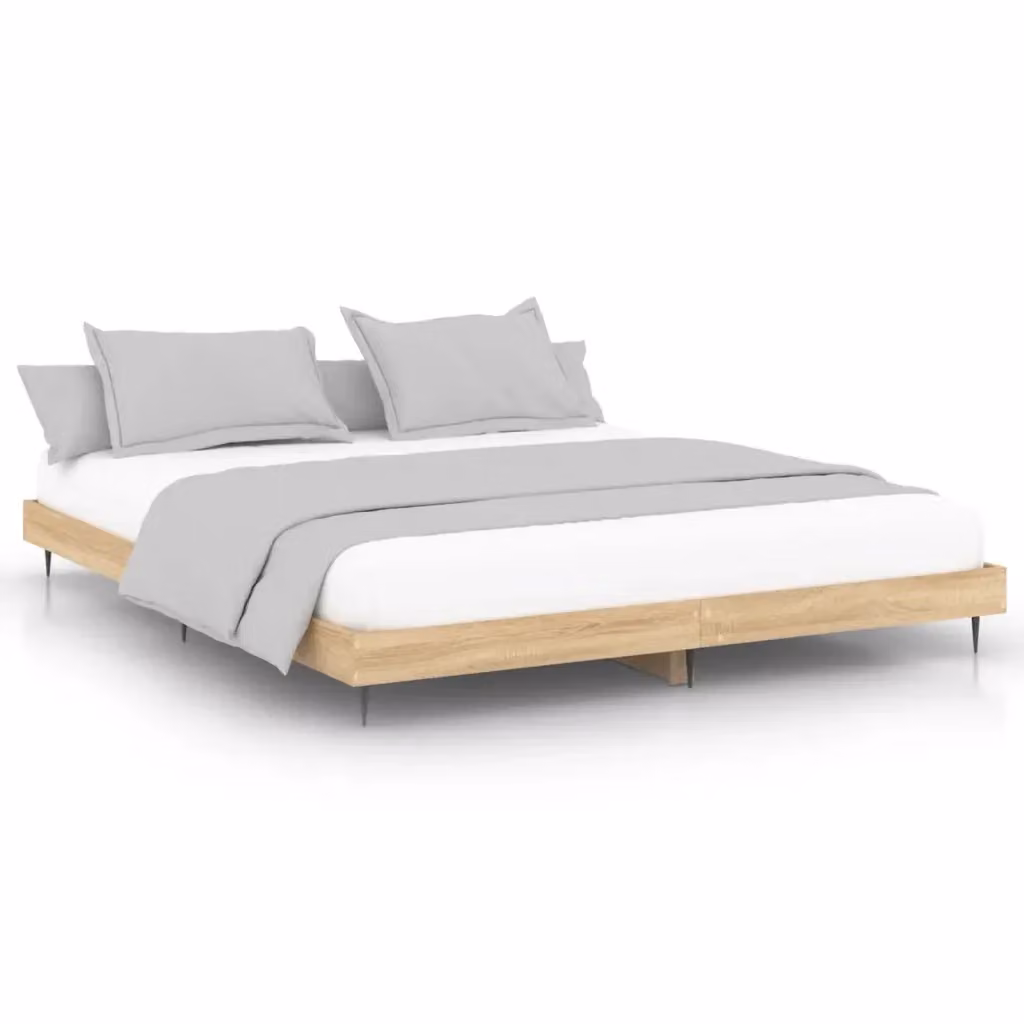 Giroletto senza materasso vidaXL in Rovere Sonoma, L/P: 180 x 200 cm – 2
