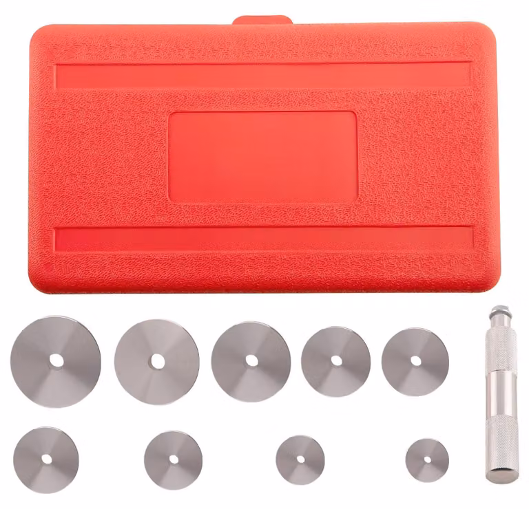Set di strumenti per la sostituzione dei cuscinetti delle ruote - Kit di montaggio per cuscinetti e guarnizioni - Set di punzoni di spinta da 2 a 81 mm - Adatto per mozzi ruota di automobili - Universale