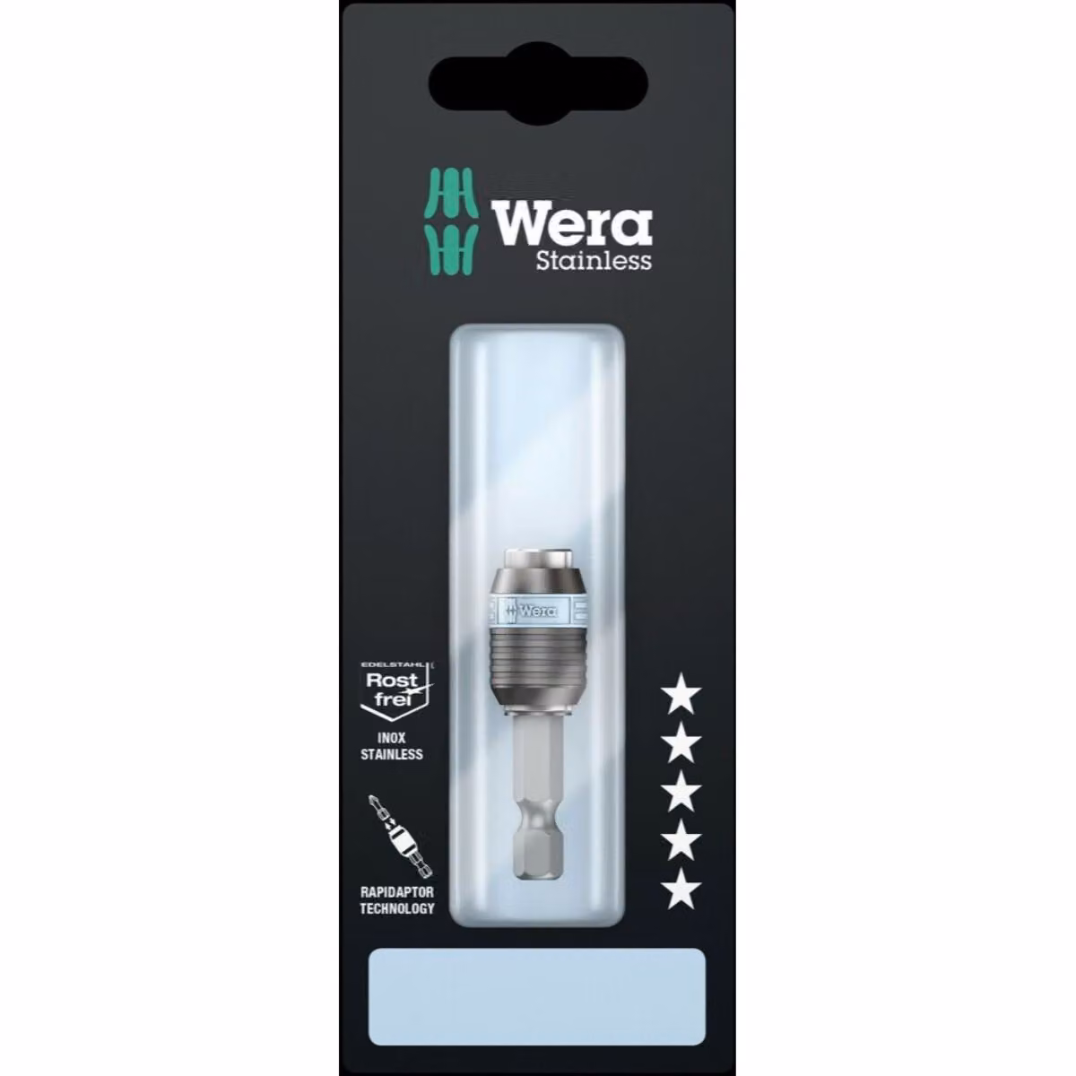 Wera 3888/4/1 K SB Supporto per cacciavite in acciaio inox 25,4 / 4 mm (1 / 4")