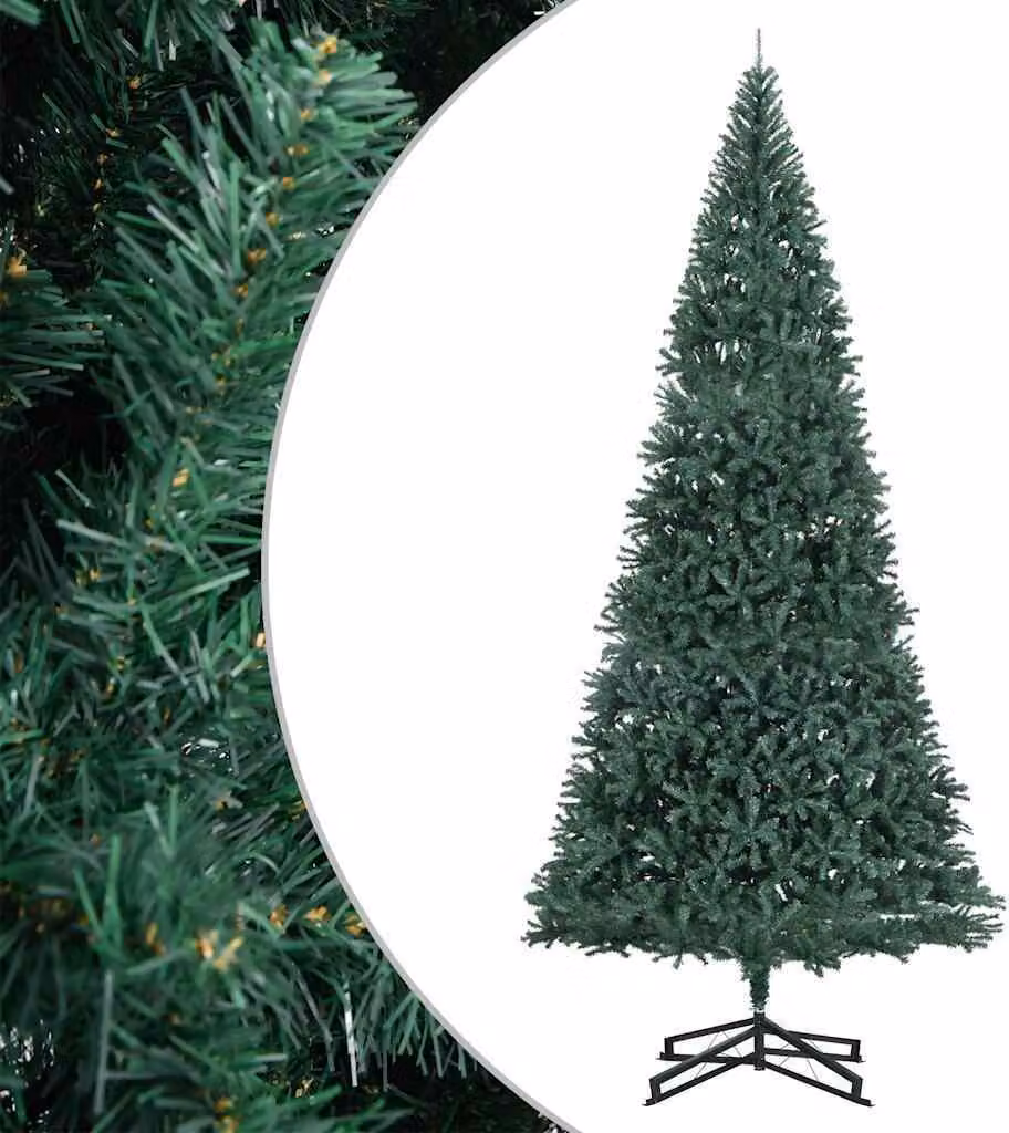 Albero di Natale artificiale con supporto Verde 500 cm PVC