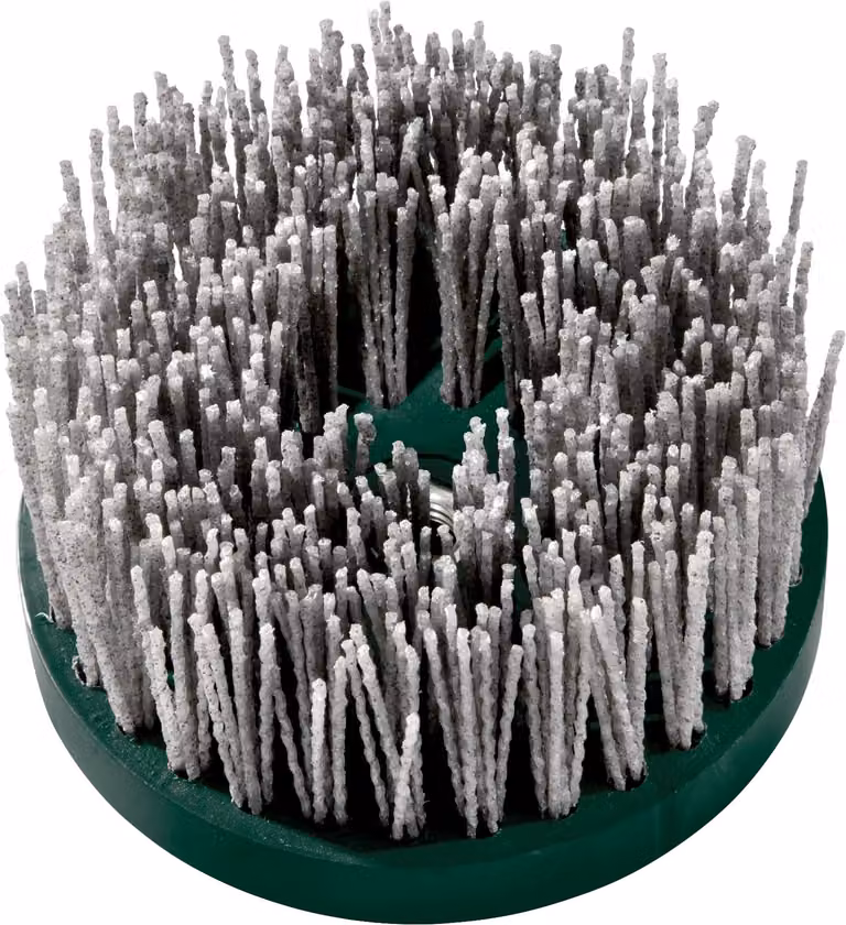 Spazzola circolare in plastica 130 mm M 14, P 80, SiC