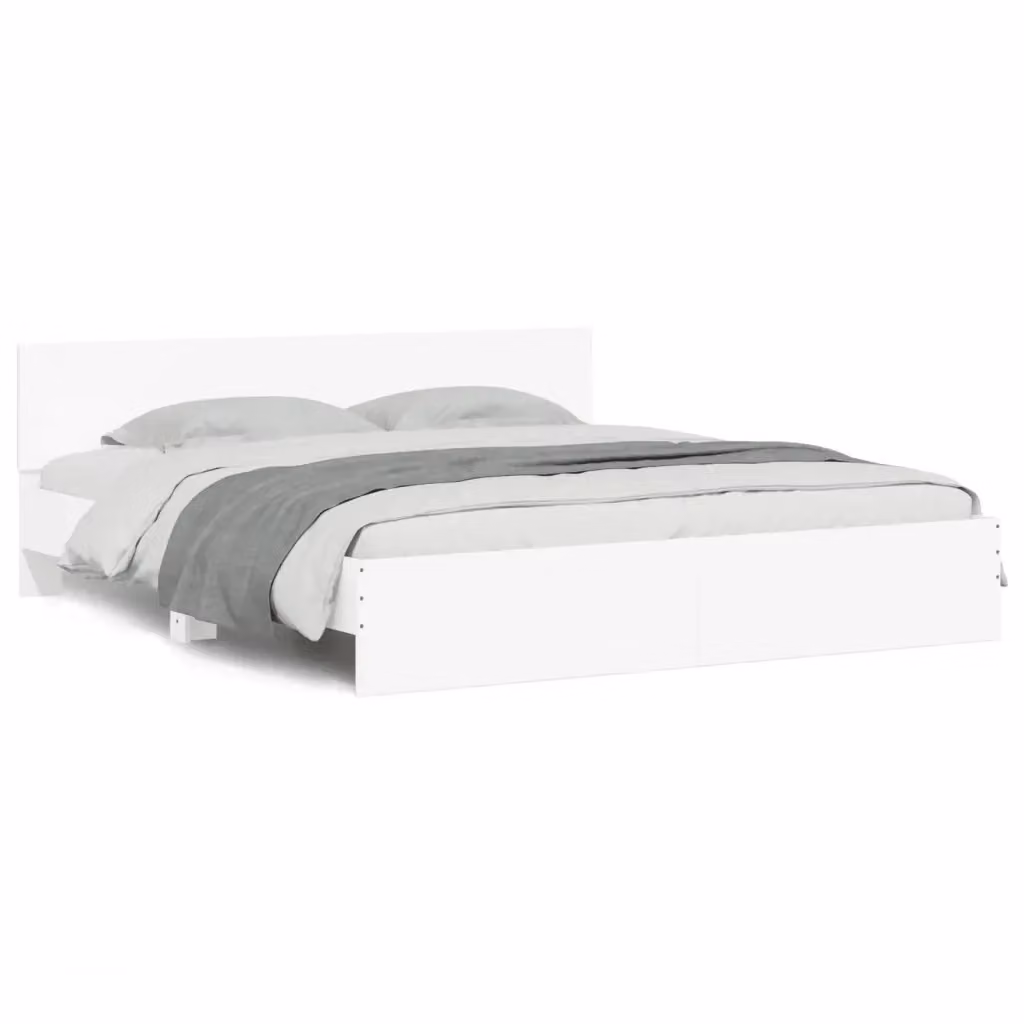 Giroletto con Testiera vidaXL Bianco L/P/H: 200 x 200 x 30 cm – 2