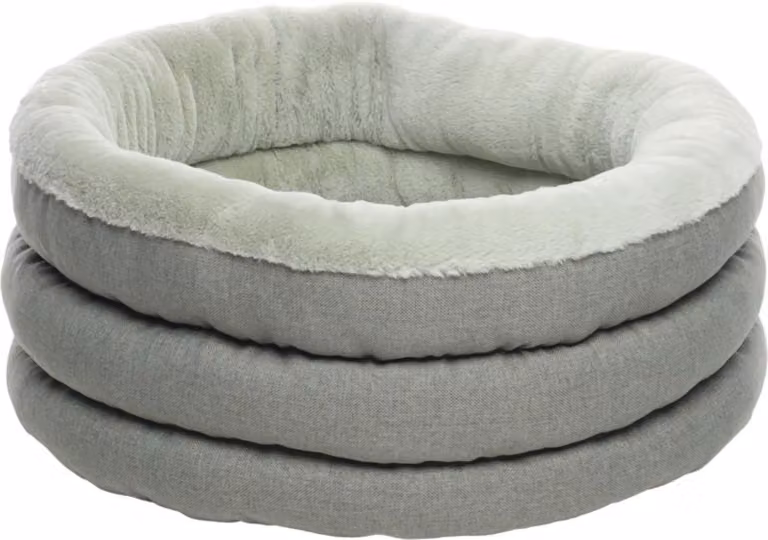 Cesto Flamingo Valero, forma rotonda, colore verde, dimensioni 61x61x25 cm