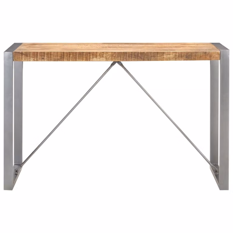 Tavolo da pranzo 120x60x75 cm Legno massiccio di mango grezzo