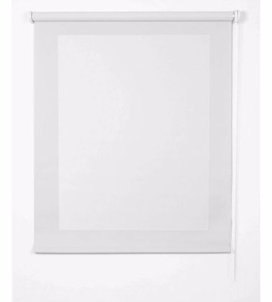 STOR PLANET Tenda a Rullo Screen Bianca 140x180 cm per Interni Termoisolante