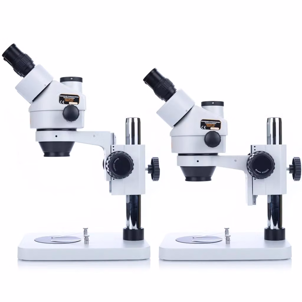 Microscopio Stereoscopico Trinoculare Mercury Pro MSMP-T-PS1 Rosfix Bianco con Testa Rotante 360 e Zoom 7x-45x – 2