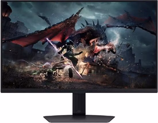Monitor da Gioco Samsung G50D da 27 Pollici QHD con Pannello IPS, Frequenza di Aggiornamento a 180 Hz e Colore Nero